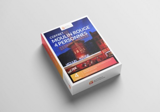 Pudełko upominkowe dla czterech osób Moulin Rouge Paris