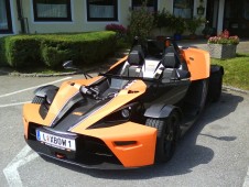 KTM X-Bow jazda po torze