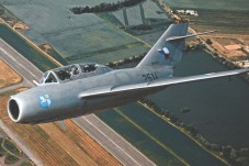 Lot MiG-15 Jetem w Czechach - 15 minut